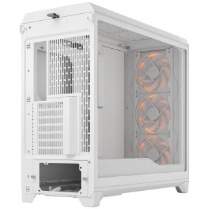 Fractal Design Meshify 3 XL RGB TG PC Case - Full-Tower, E-ATX, Tempered Glass - White