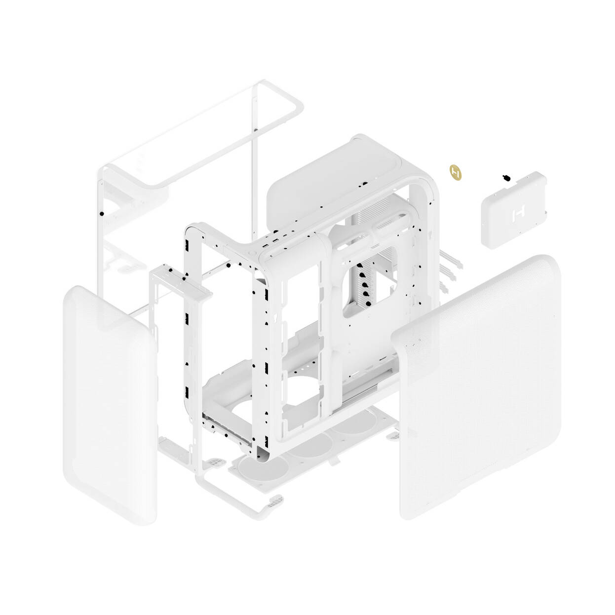 HYTE X50 Midi Tower - Snow White : image 10