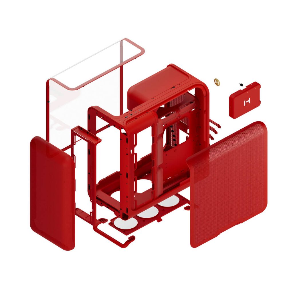 HYTE X50 Midi Tower - Wild Cherry : image 10