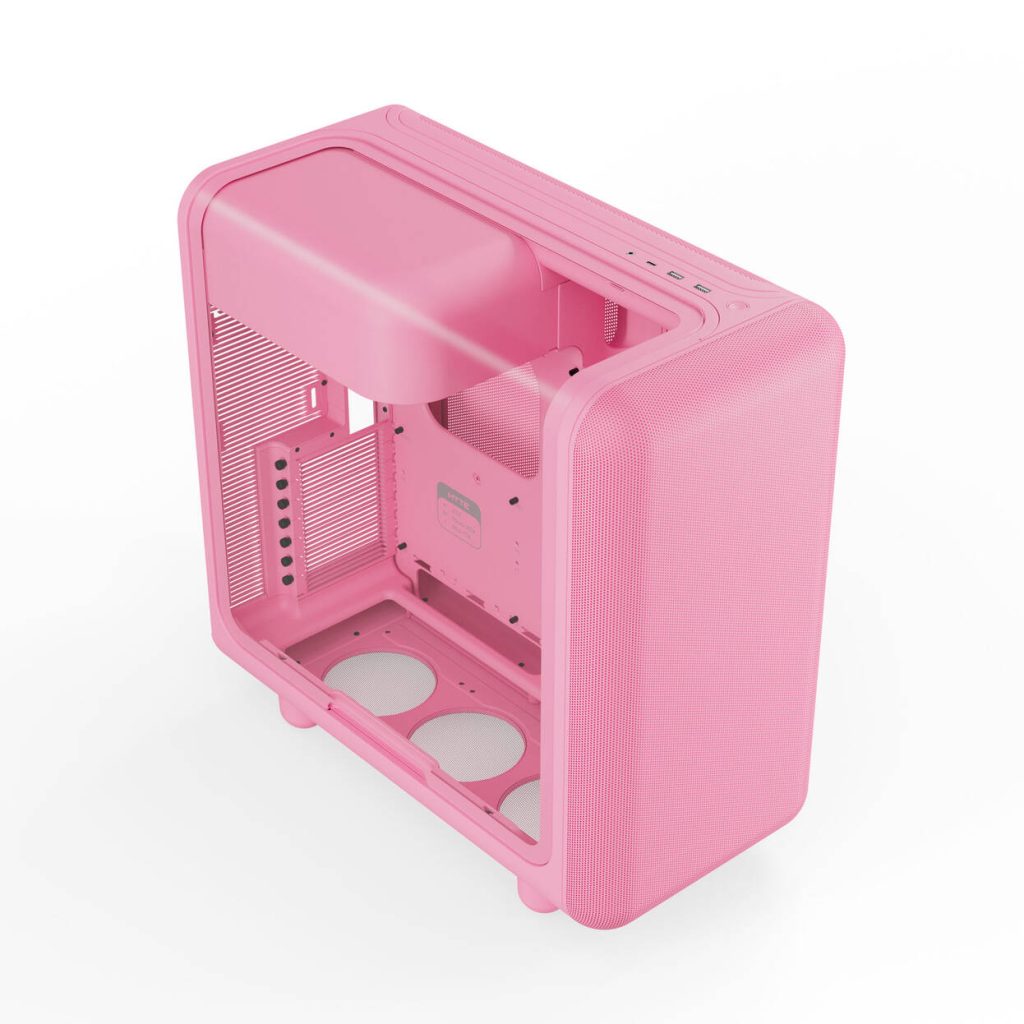 HYTE X50 Midi Tower - Strawberry Milk