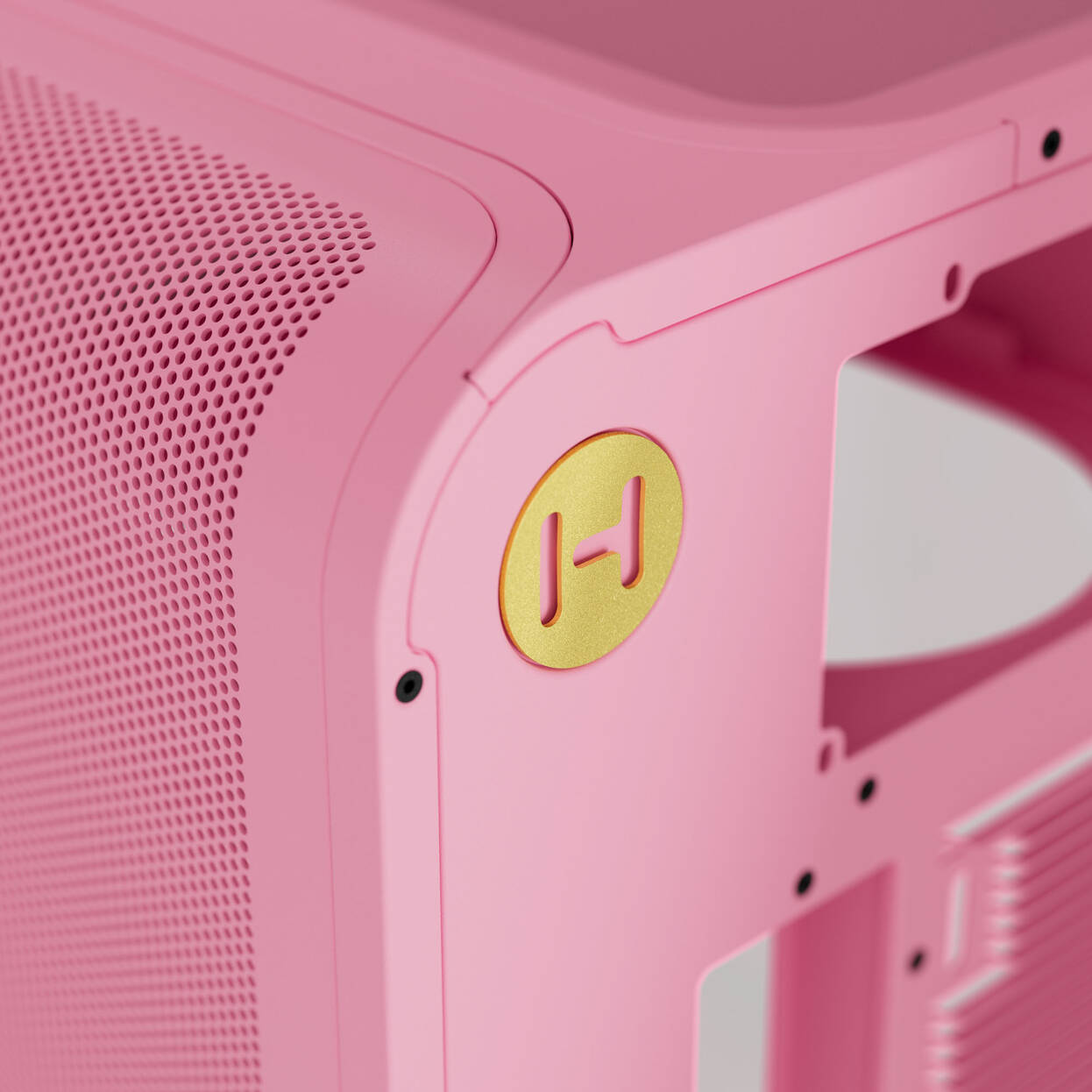 HYTE X50 Midi Tower - Strawberry Milk
