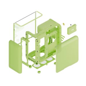 HYTE X50 Midi Tower - Matcha Milk