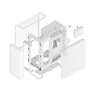 HYTE X50 Air Midi Tower - Snow White