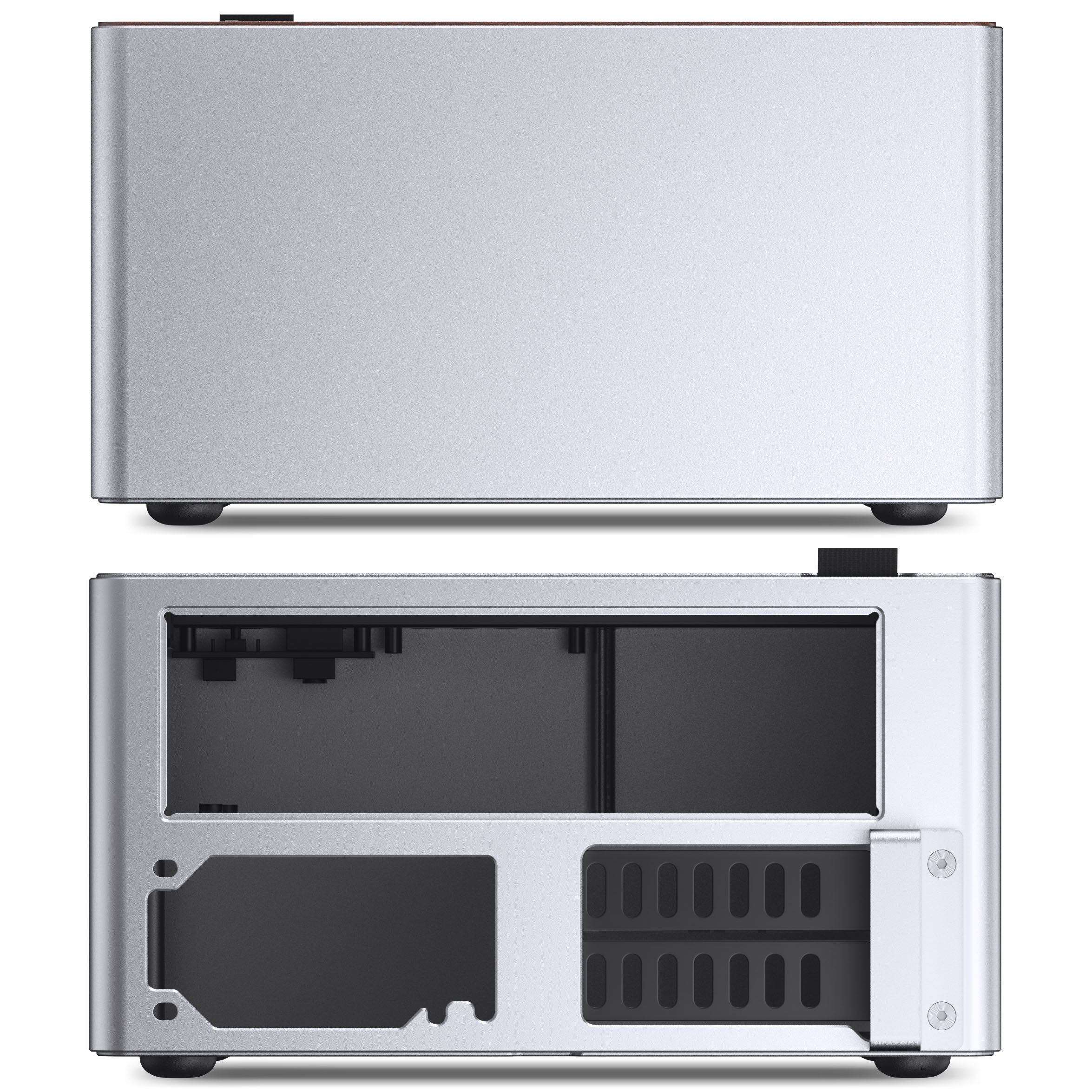 Jonsbo NV10 PC Case, Mini-ITX Case - Silver : image 12