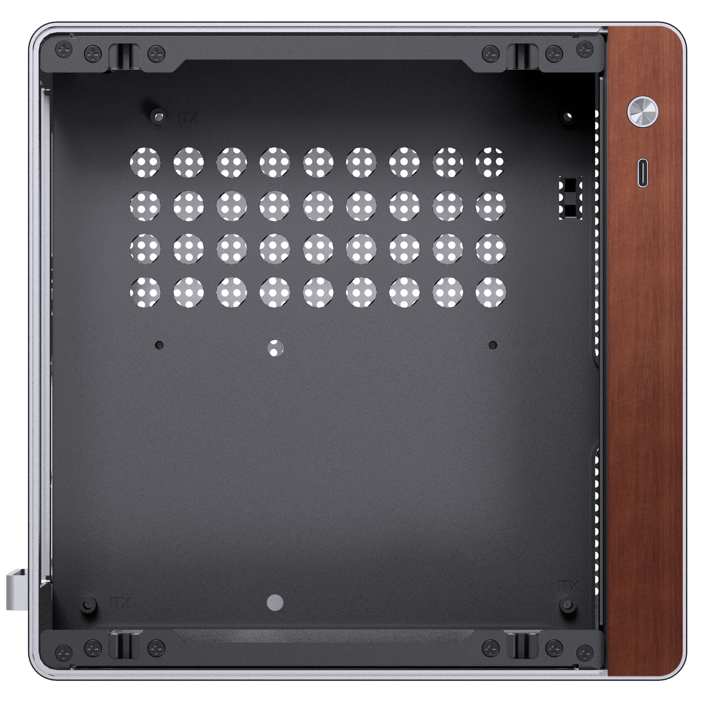 Jonsbo NV10 PC Case, Mini-ITX Case - Silver : image 9
