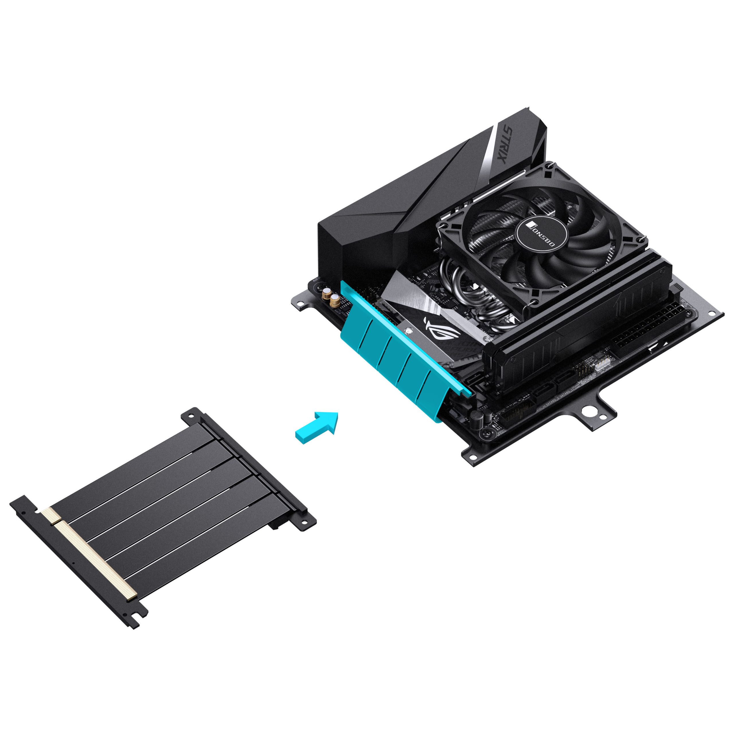 Jonsbo NV10 PC Case, Mini-ITX Case - Silver : image 14