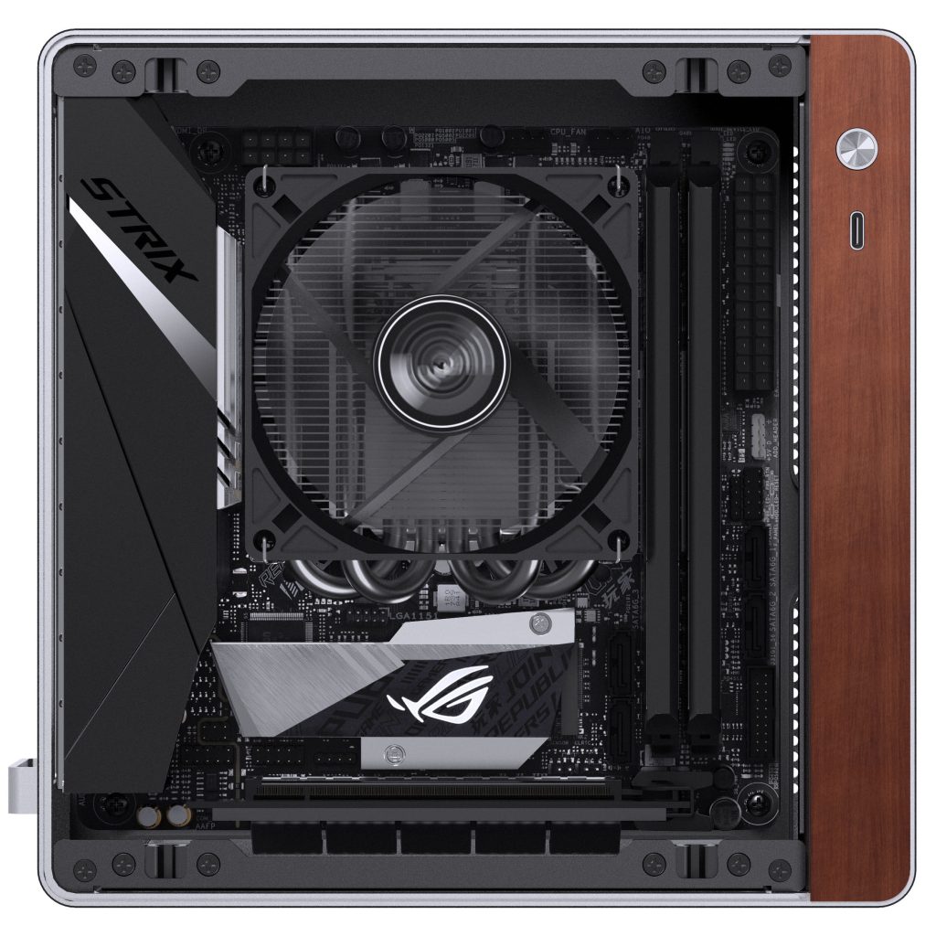 Jonsbo NV10 PC Case, Mini-ITX Case - Silver - Watercooling UK