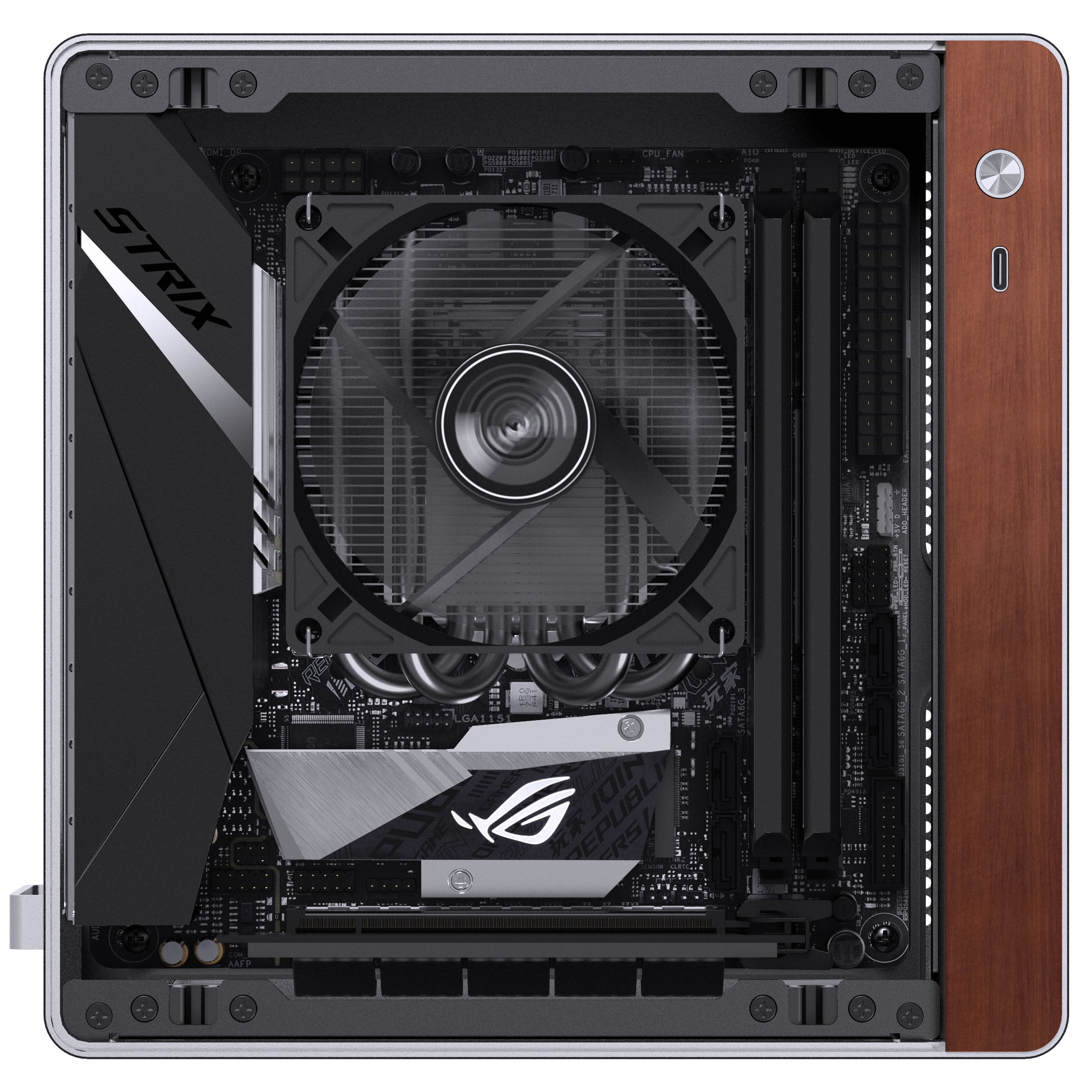 Jonsbo NV10 PC Case, Mini-ITX Case - Silver : image 10