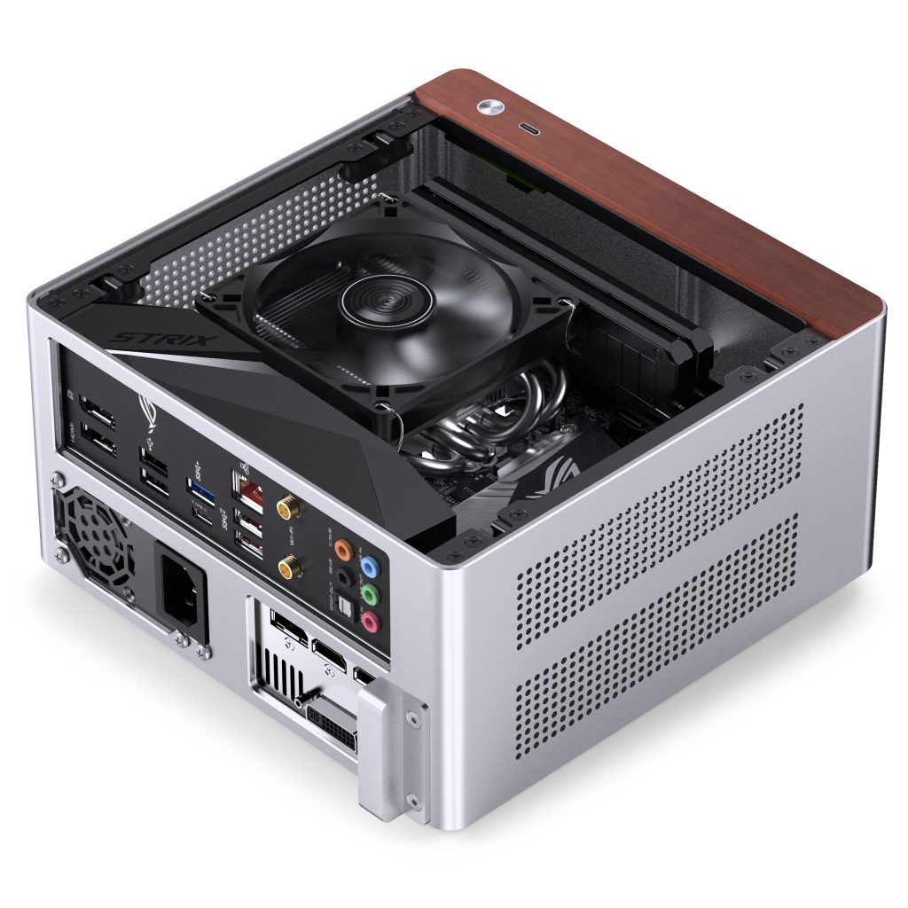 Jonsbo NV10 PC Case, Mini-ITX Case - Silver - Watercooling UK