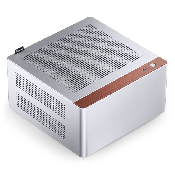 Jonsbo NV10 PC Case, Mini-ITX Case – Silver
