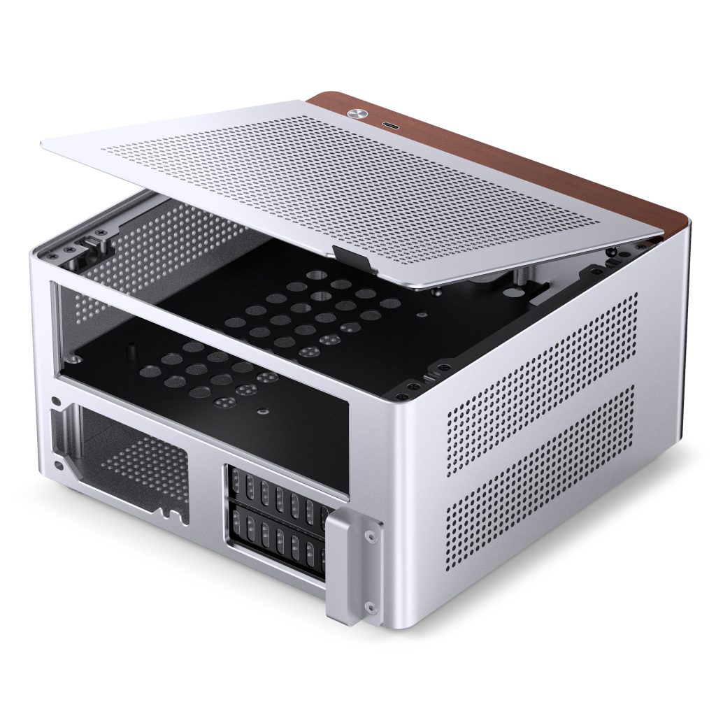 Jonsbo NV10 PC Case, Mini-ITX Case - Silver : image 5
