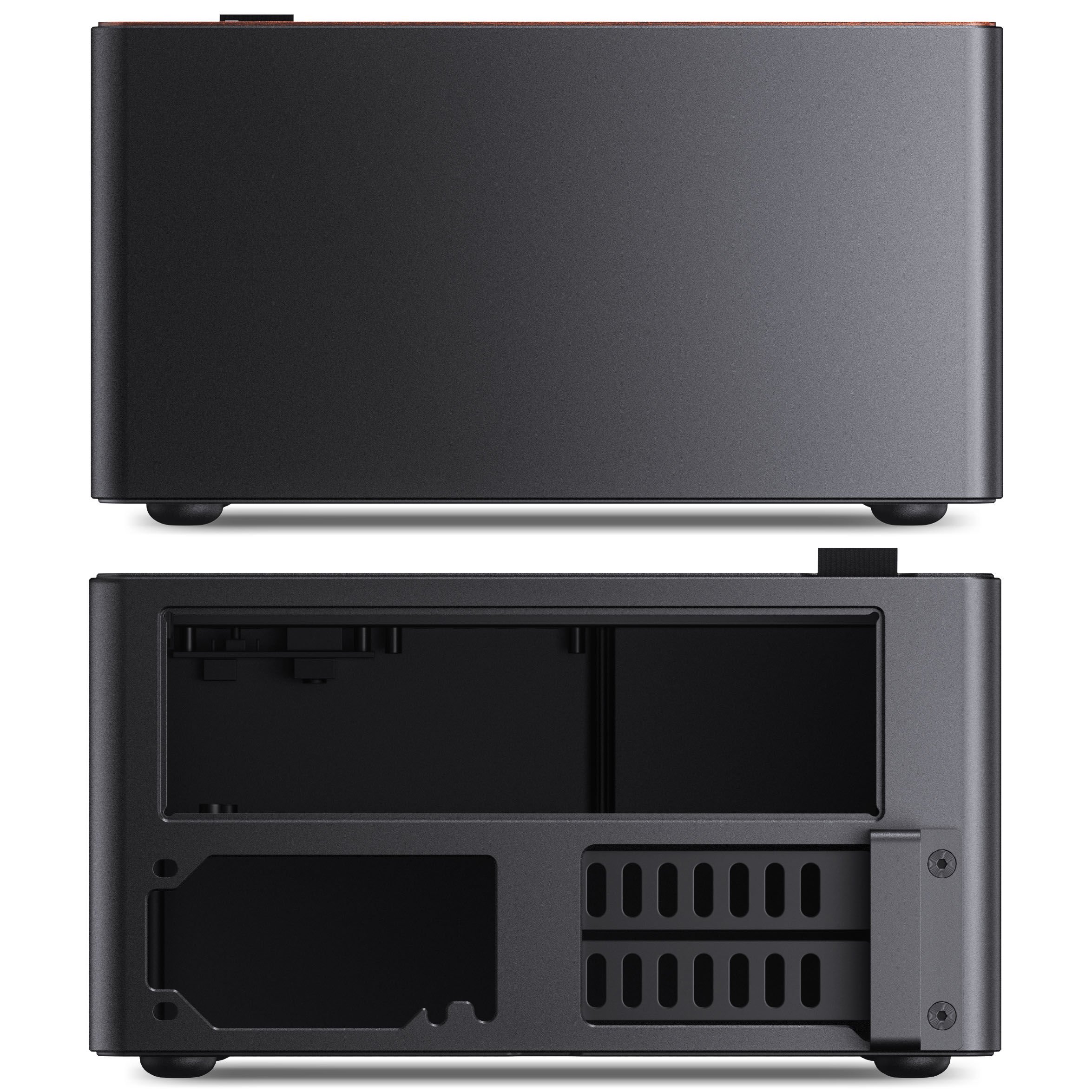 Jonsbo NV10 PC Case, Mini-ITX Case - Black
