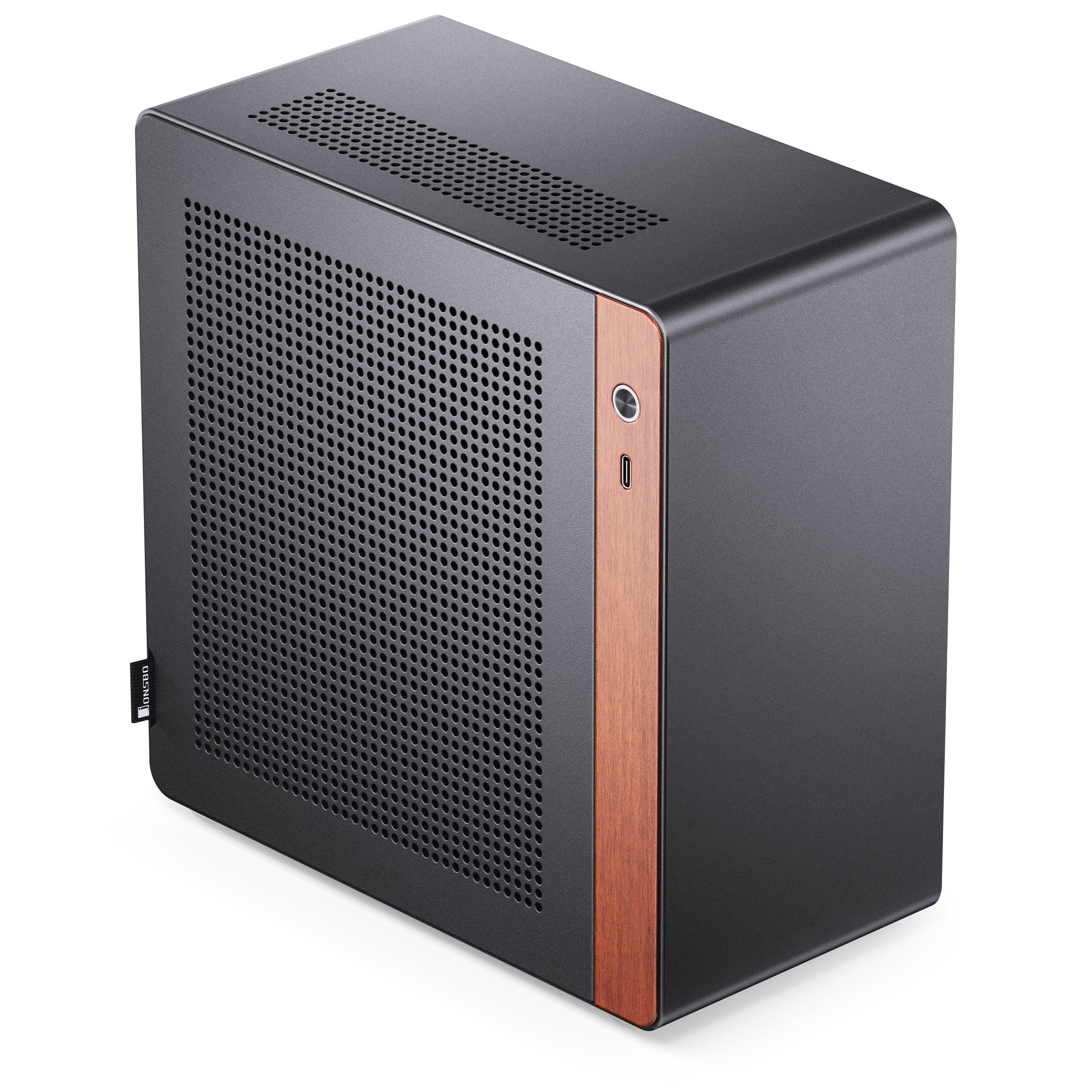 Jonsbo NV10 PC Case, Mini-ITX Case - Black