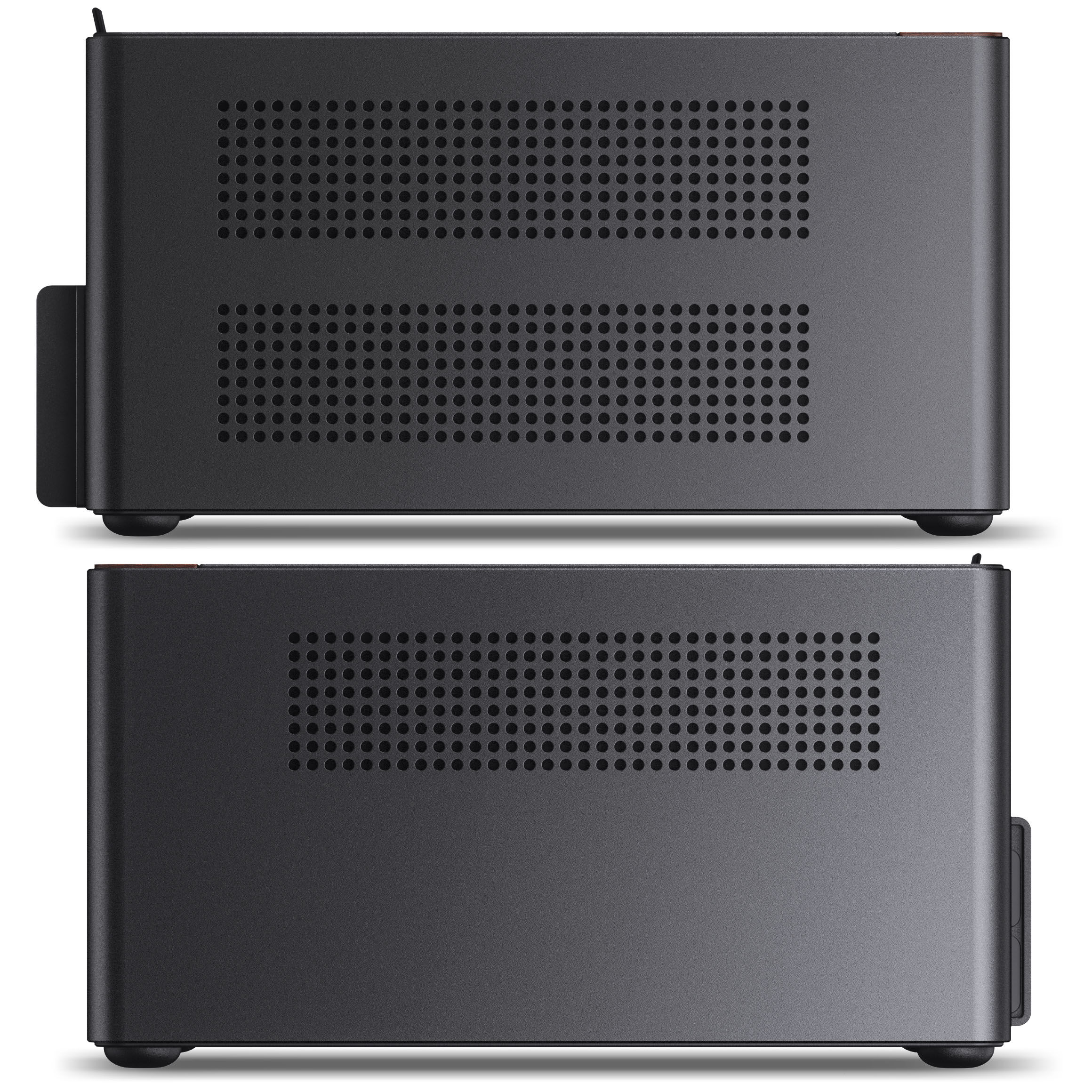 Jonsbo NV10 PC Case, Mini-ITX Case - Black