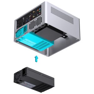 Jonsbo N10 PC case, mini-tower, mini-ITX - silver