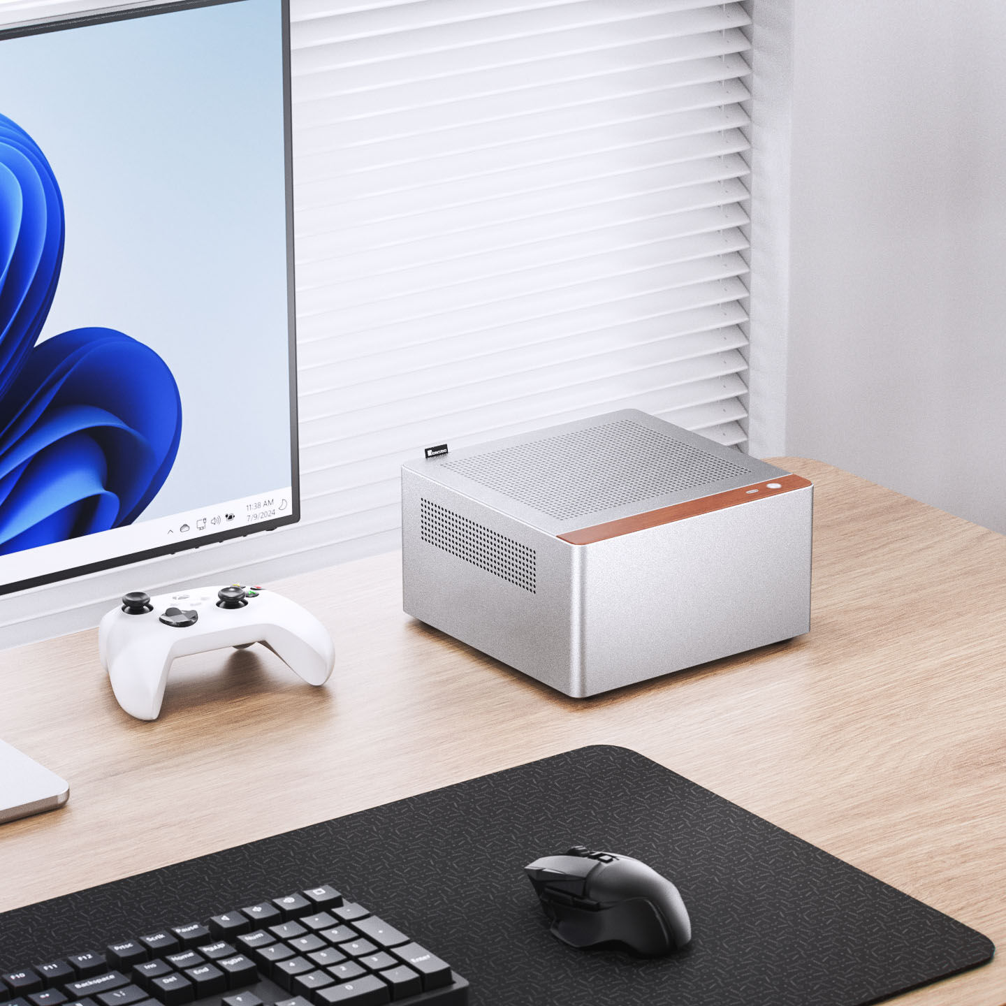 Jonsbo N10 PC case, mini-tower, mini-ITX - silver