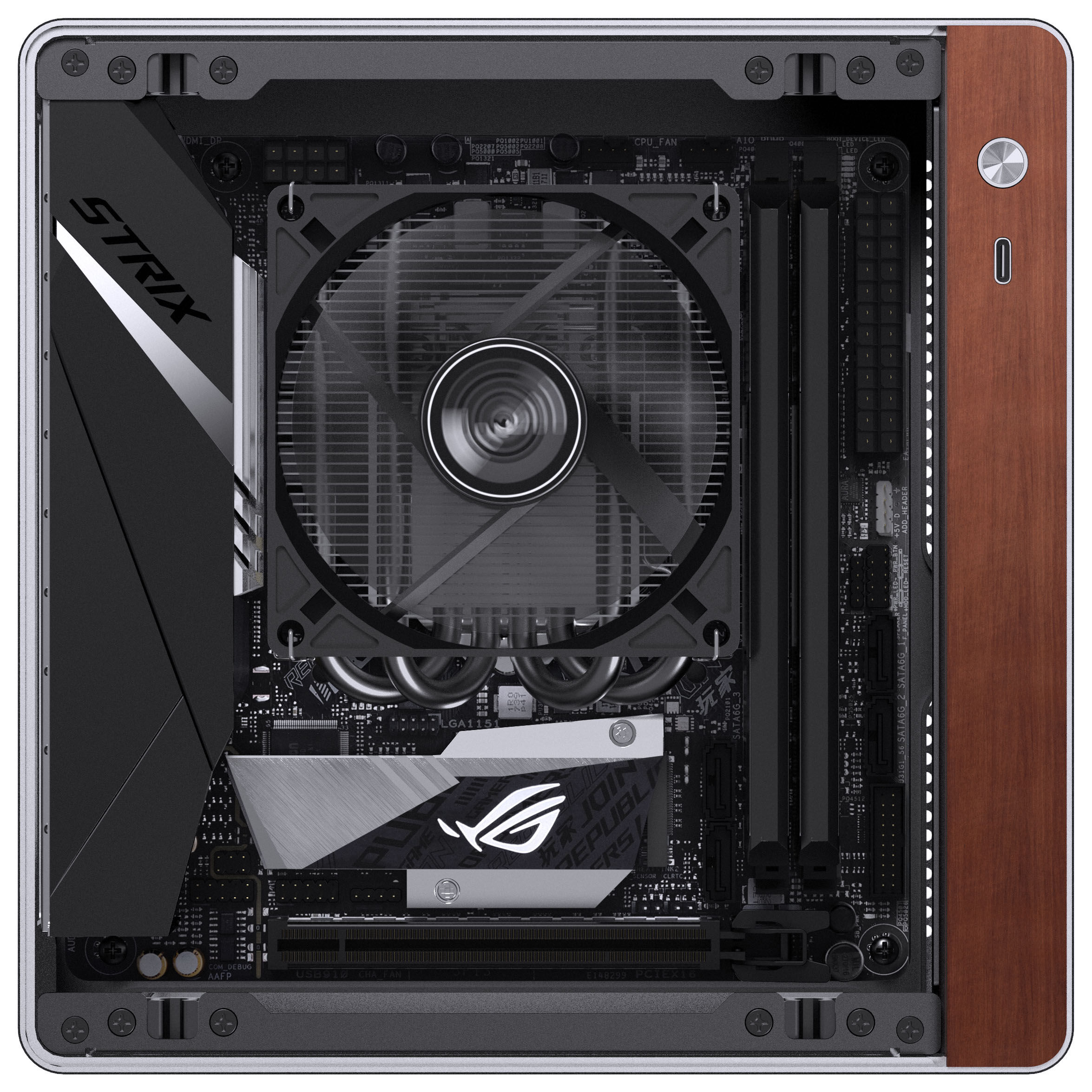 Jonsbo N10 PC case, mini-tower, mini-ITX - silver