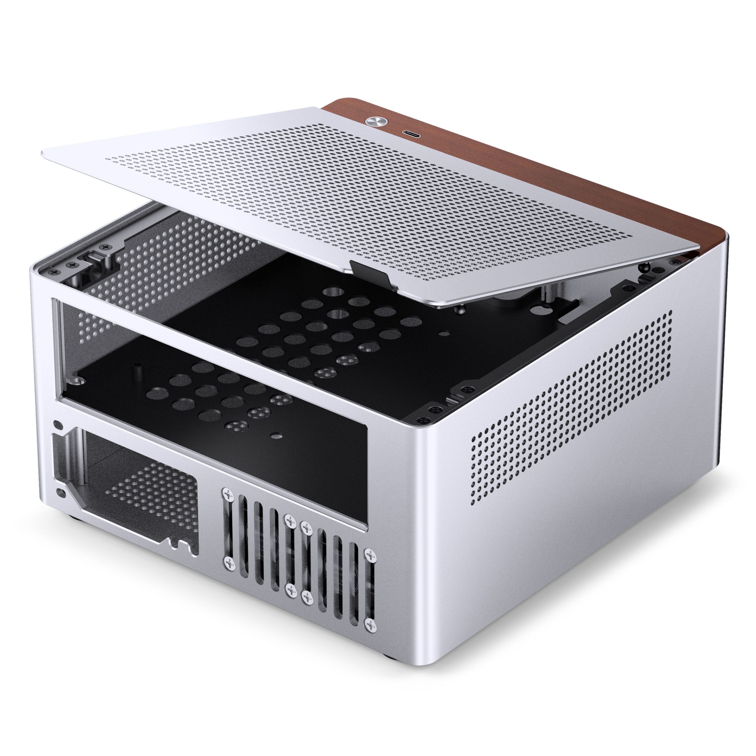 Jonsbo N10 PC case, mini-tower, mini-ITX - silver