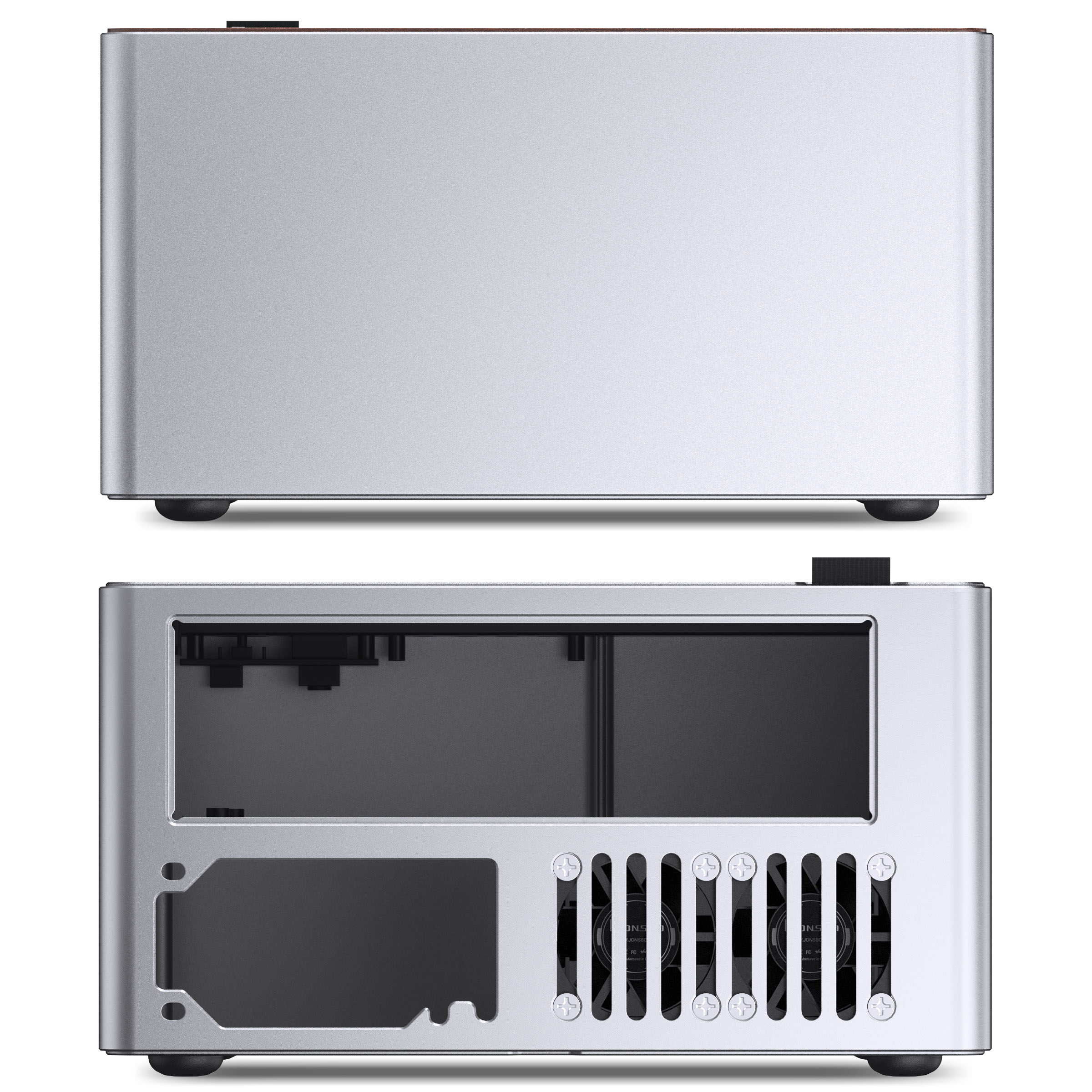 Jonsbo N10 PC case, mini-tower, mini-ITX - silver