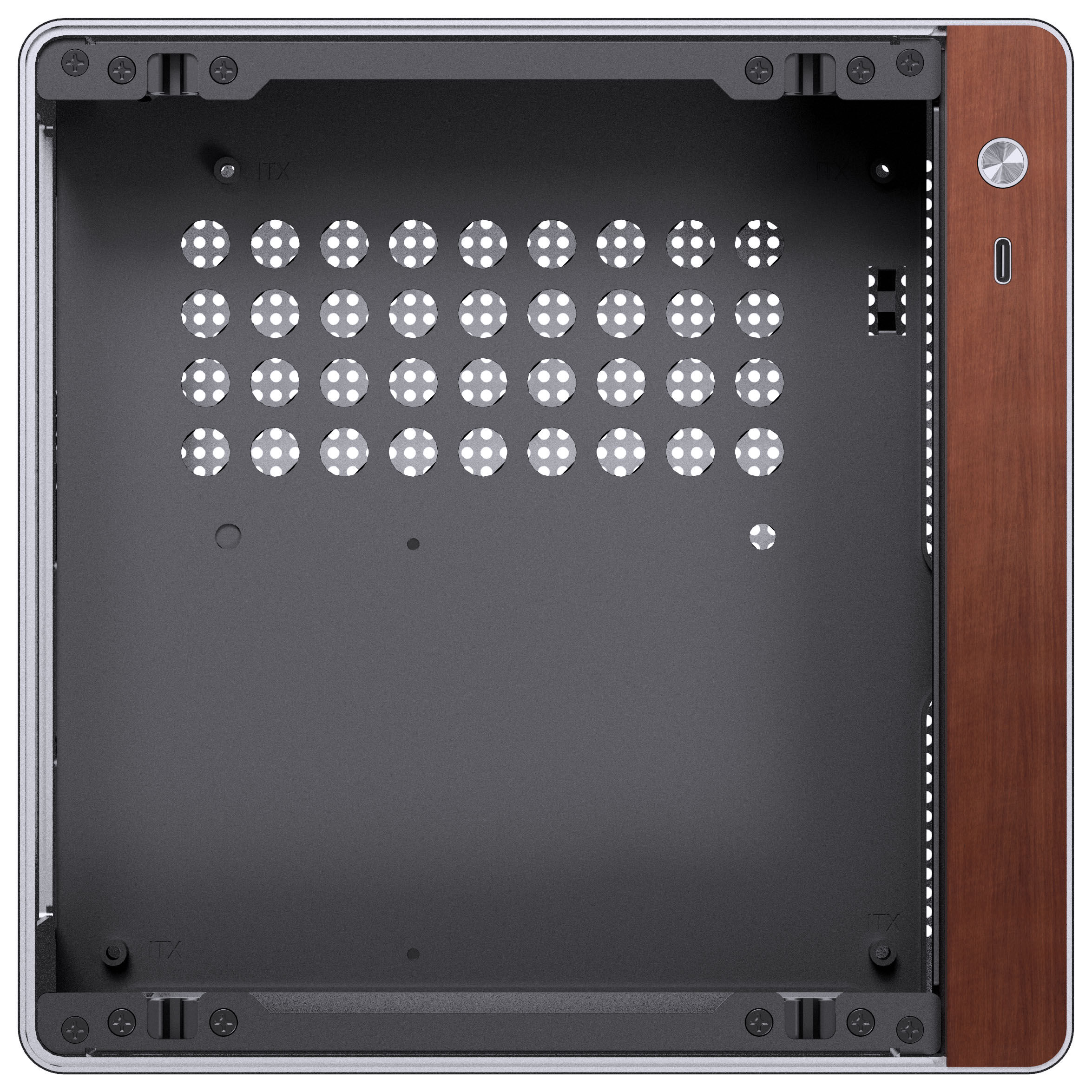 Jonsbo N10 PC case, mini-tower, mini-ITX - silver