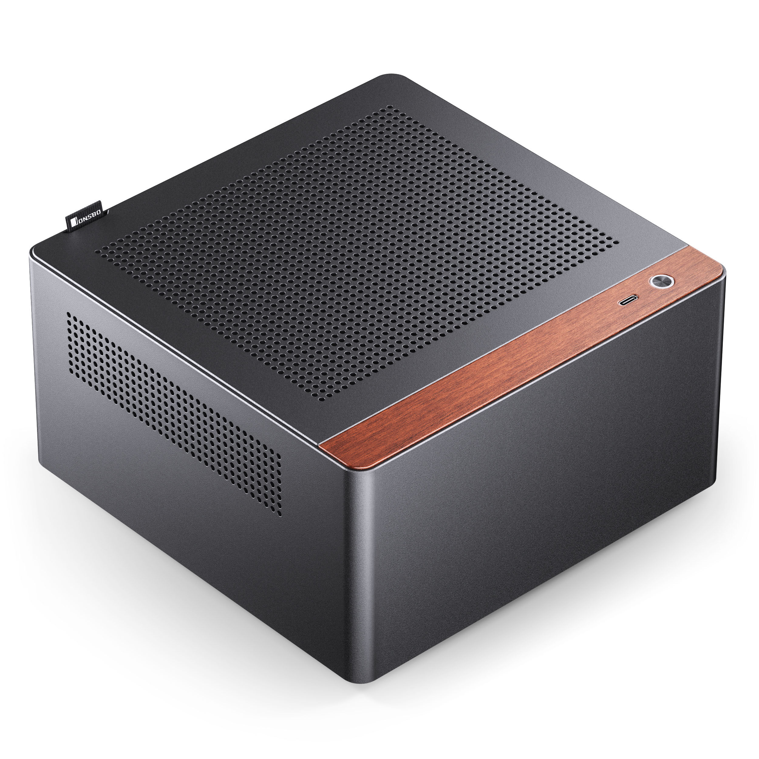 Jonsbo N10 PC Case, Mini-Tower, Mini-ITX - Black