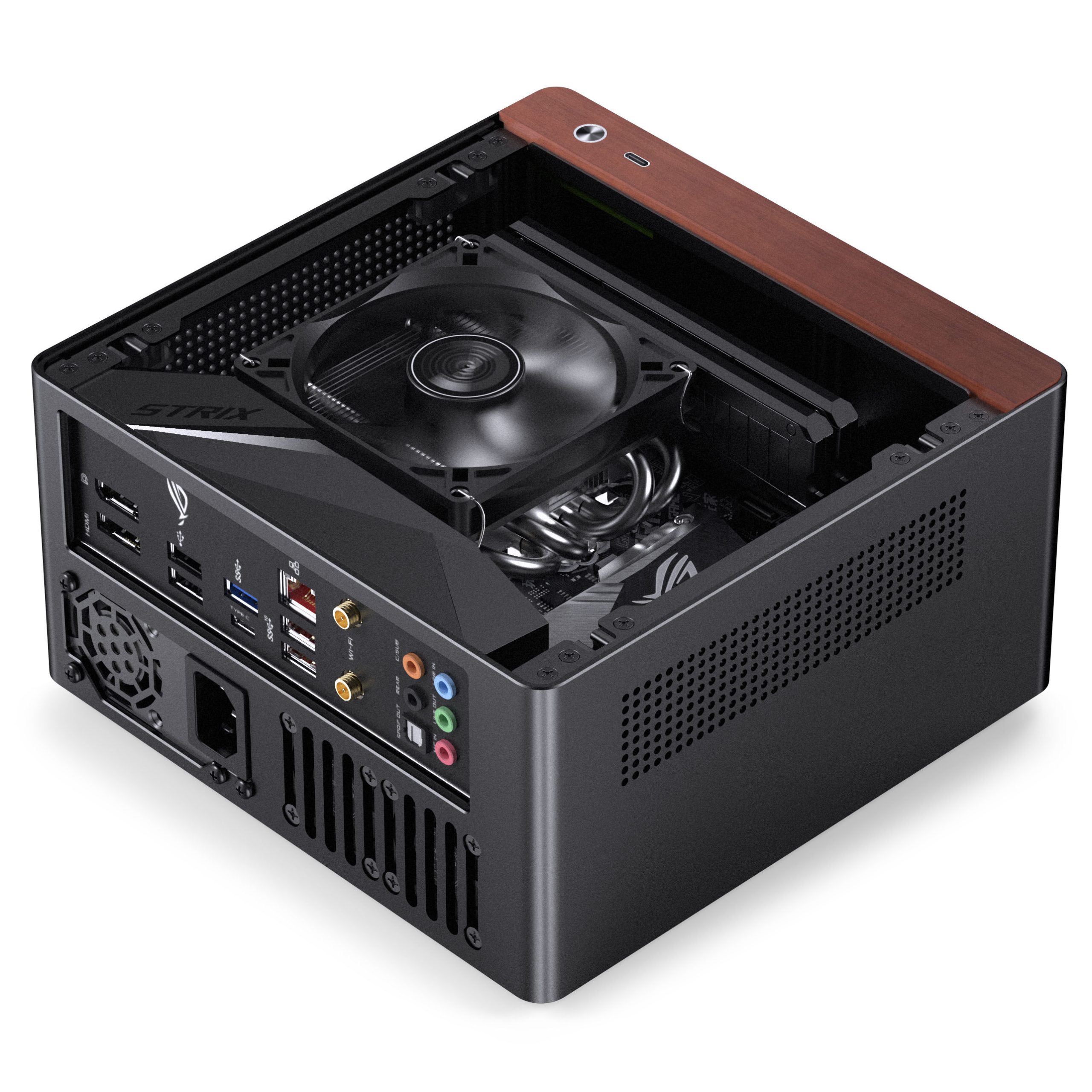 Jonsbo N10 PC Case, Mini-Tower, Mini-ITX - Black
