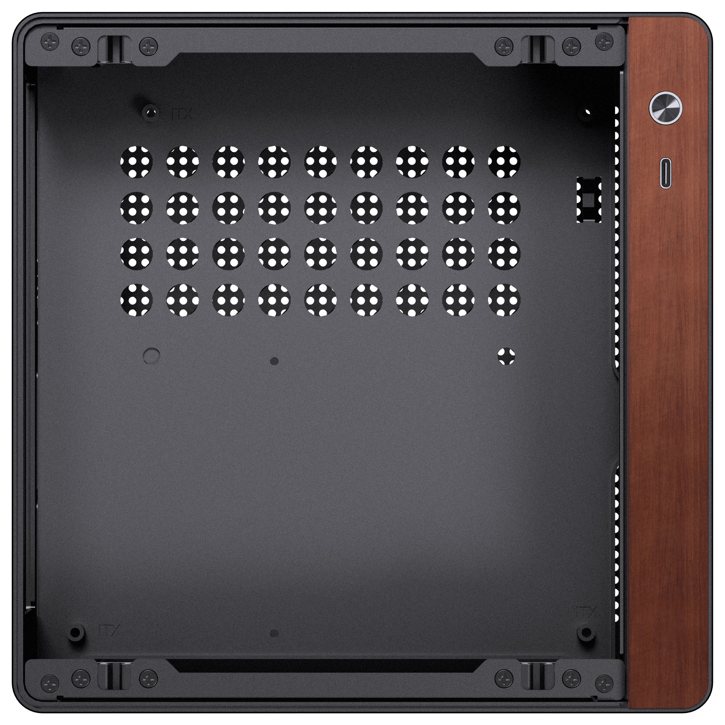 Jonsbo N10 PC Case, Mini-Tower, Mini-ITX - Black