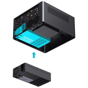 Jonsbo N10 PC Case, Mini-Tower, Mini-ITX - Black