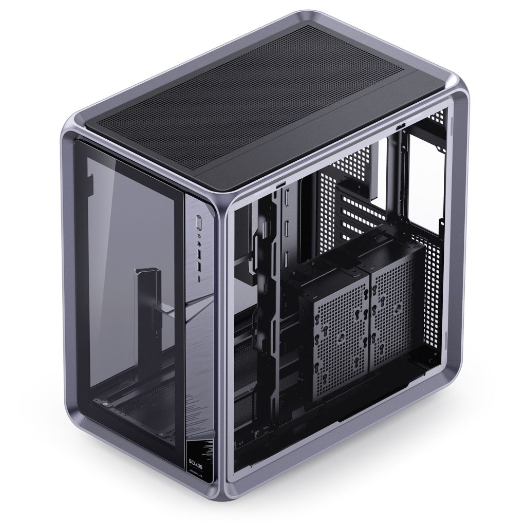Jonsplus (Jonsbo) BO400 PC Case, Midi-Tower, ATX, Tempered Glass - Black