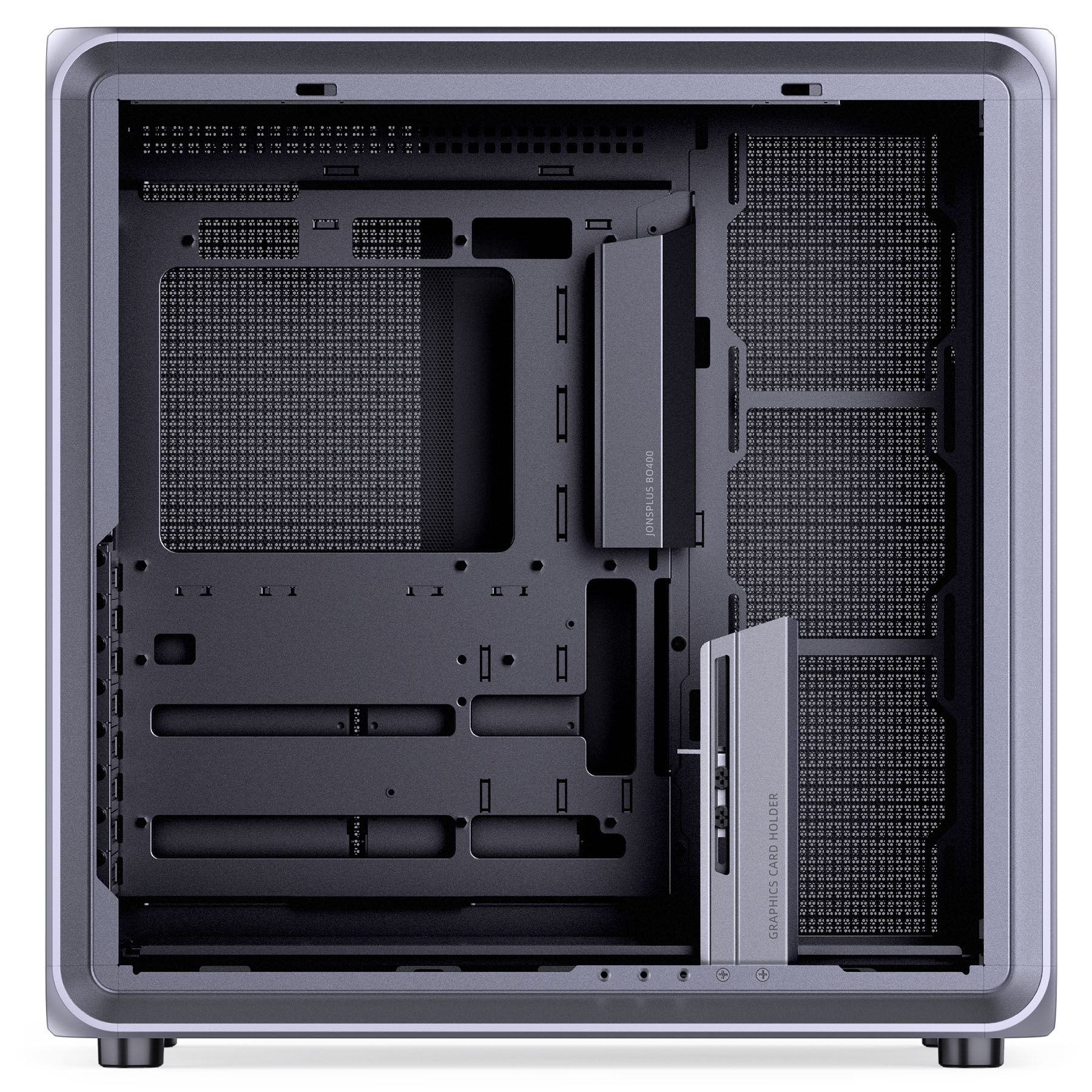 Jonsplus (Jonsbo) BO400 PC Case, Midi-Tower, ATX, Tempered Glass - Black