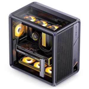 Jonsplus (Jonsbo) BO400 PC Case, Midi-Tower, ATX, Tempered Glass - Black