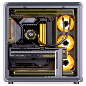 Jonsplus (Jonsbo) BO400 PC Case, Midi-Tower, ATX, Tempered Glass - Black