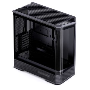 Jonsplus (Jonsbo) D400 PC Case, Midi Tower, ATX, Tempered Glass - Black