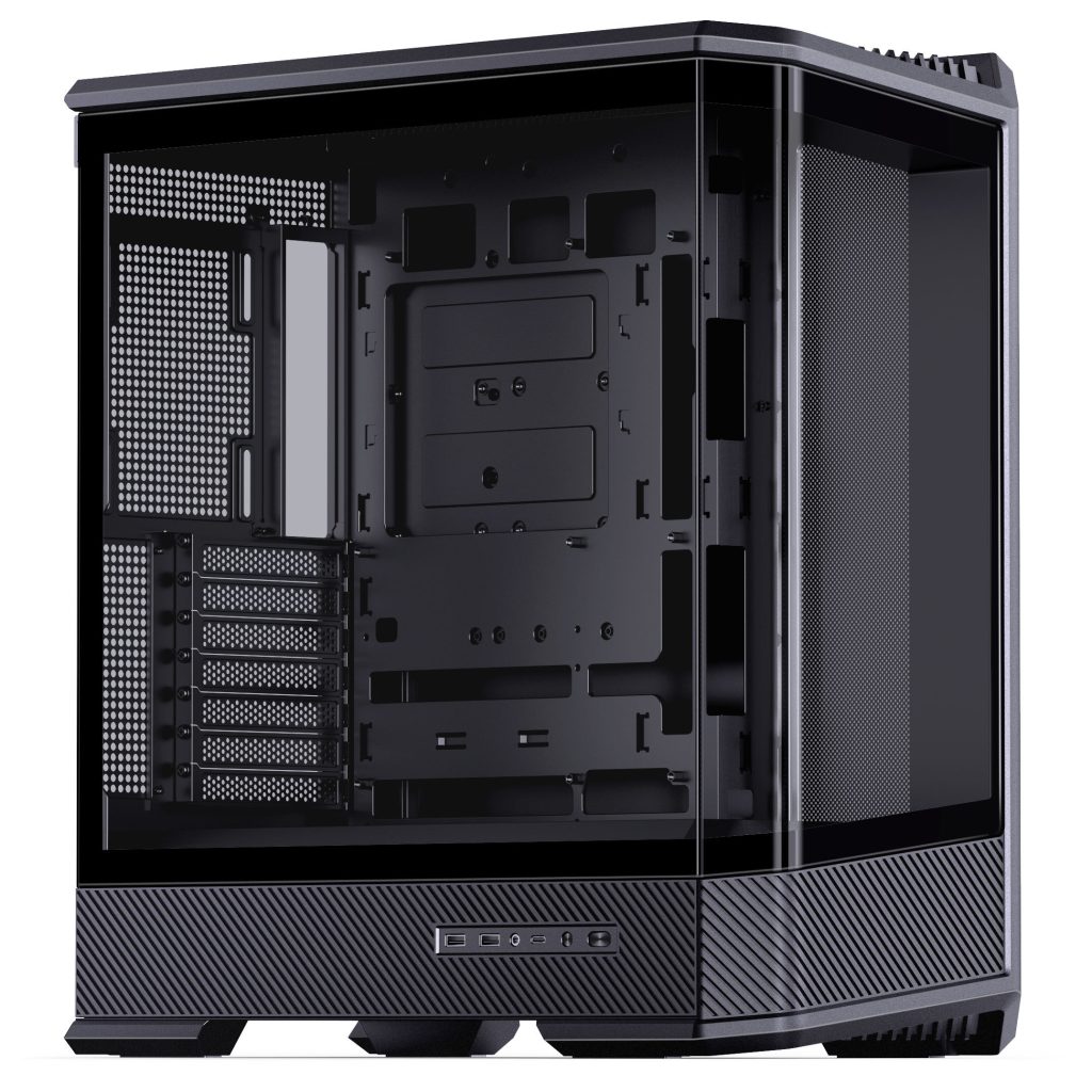 Jonsplus (Jonsbo) D400 PC Case, Midi Tower, ATX, Tempered Glass - Black
