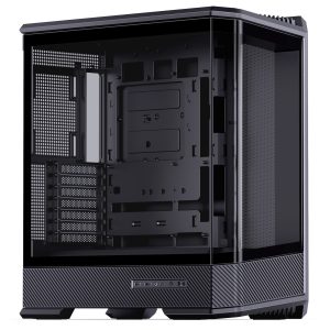 Jonsplus (Jonsbo) D400 PC Case, Midi Tower, ATX, Tempered Glass - Black