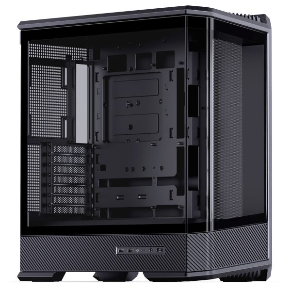 Jonsplus (Jonsbo) D400 PC Case, Midi Tower, ATX, Tempered Glass – Black