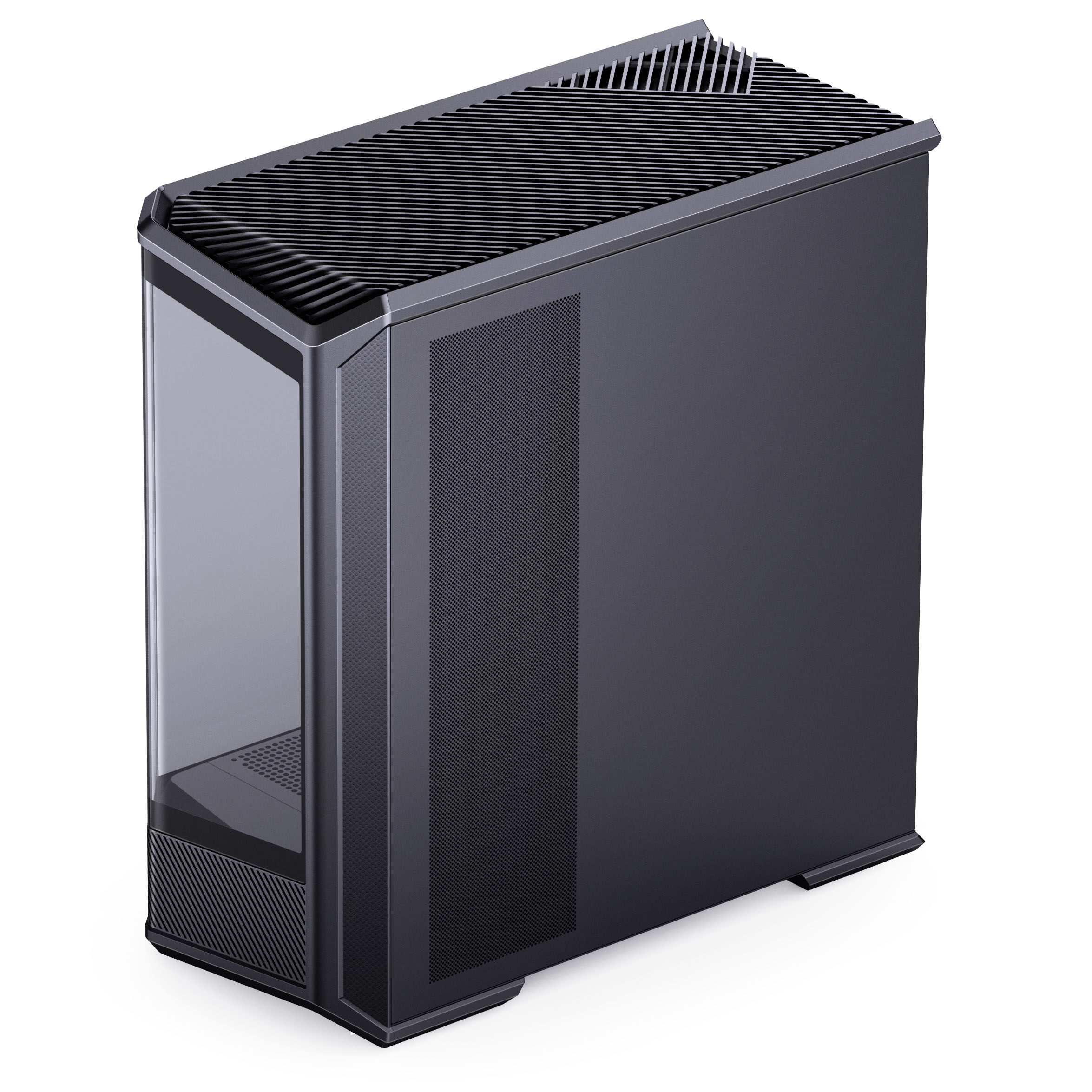 Jonsplus (Jonsbo) D400 PC Case, Midi Tower, ATX, Tempered Glass - Black