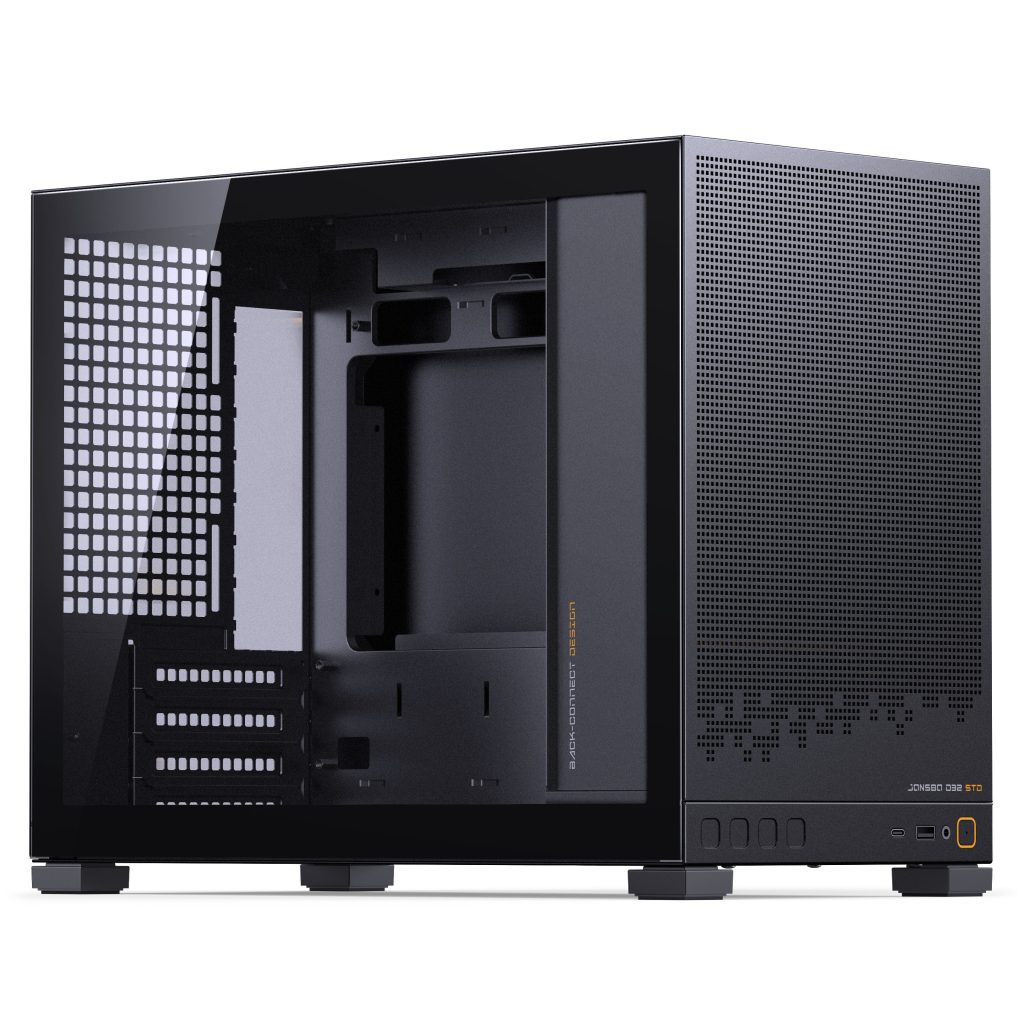 Jonsbo D32 STD Black PC case, mini case, mATX, tempered glass - black