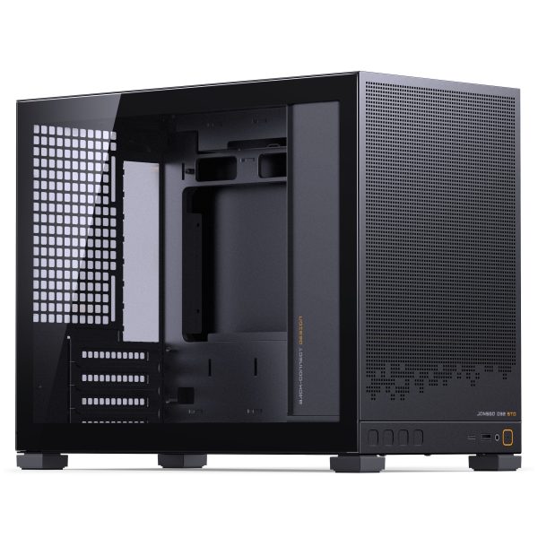Jonsbo D32 STD Black PC case, mini case, mATX, tempered glass – black