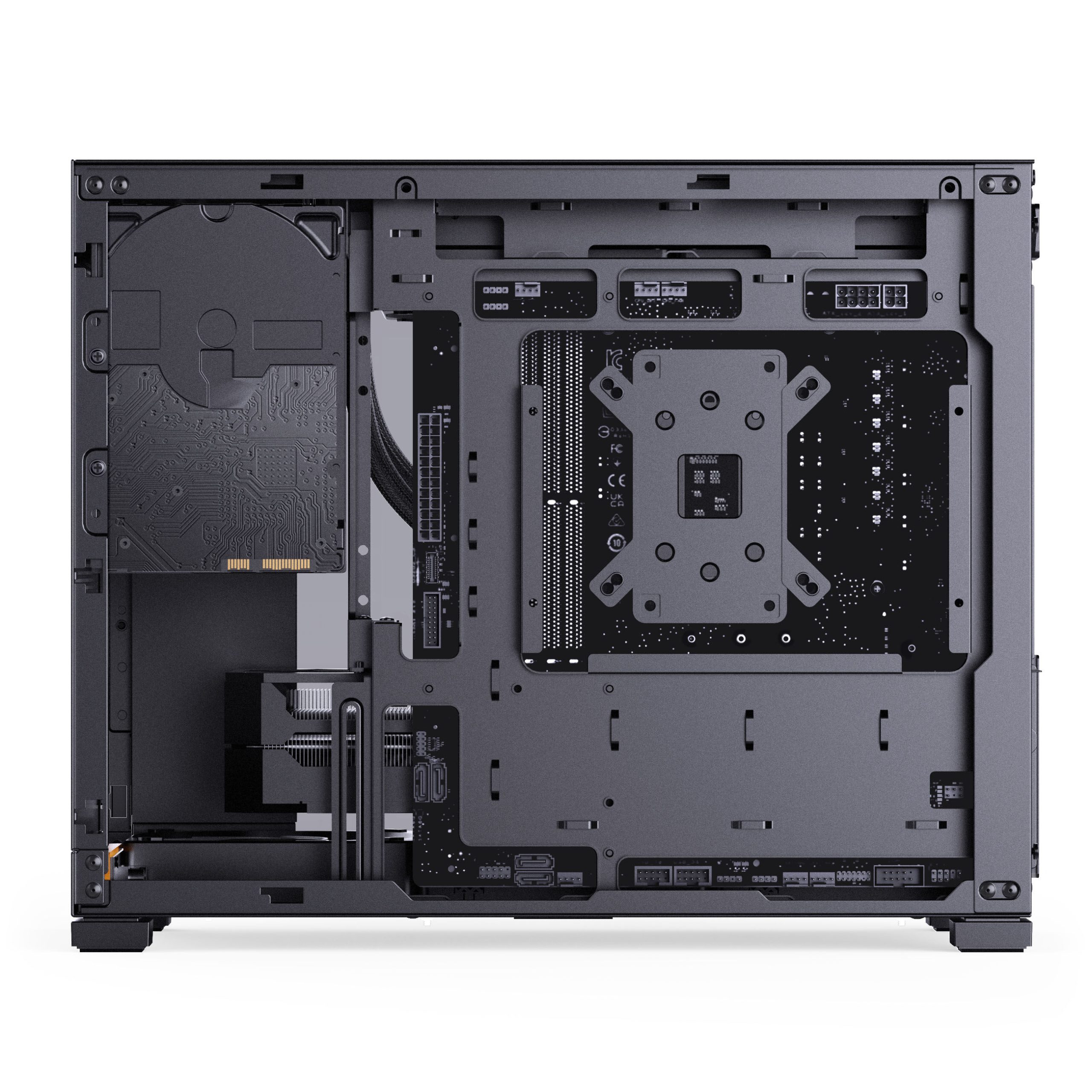 Jonsbo D32 STD Black PC case, mini case, mATX, tempered glass - black