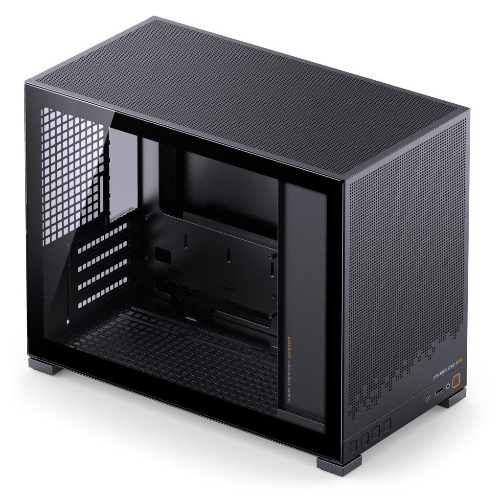 Jonsbo D32 STD Black PC case, mini case, mATX, tempered glass - black