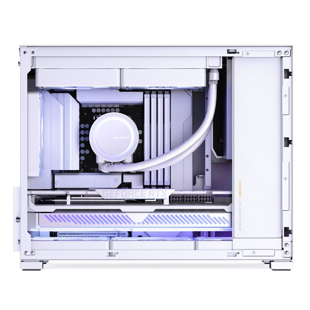 Jonsbo D32 STD White PC Case, Mini Case, mATX, Tempered Glass - White