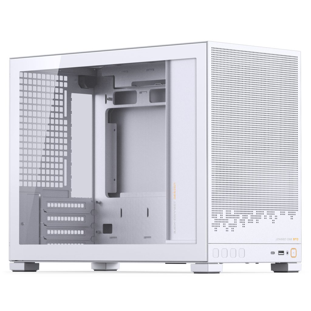 Jonsbo D32 STD White PC Case, Mini Case, mATX, Tempered Glass - White