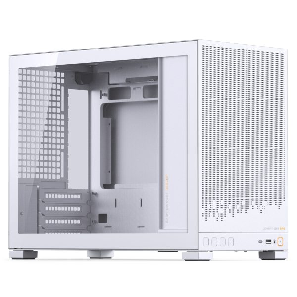 Jonsbo D32 STD White PC Case, Mini Case, mATX, Tempered Glass – White