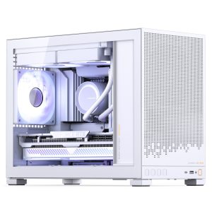 Jonsbo D32 STD White PC Case, Mini Case, mATX, Tempered Glass - White