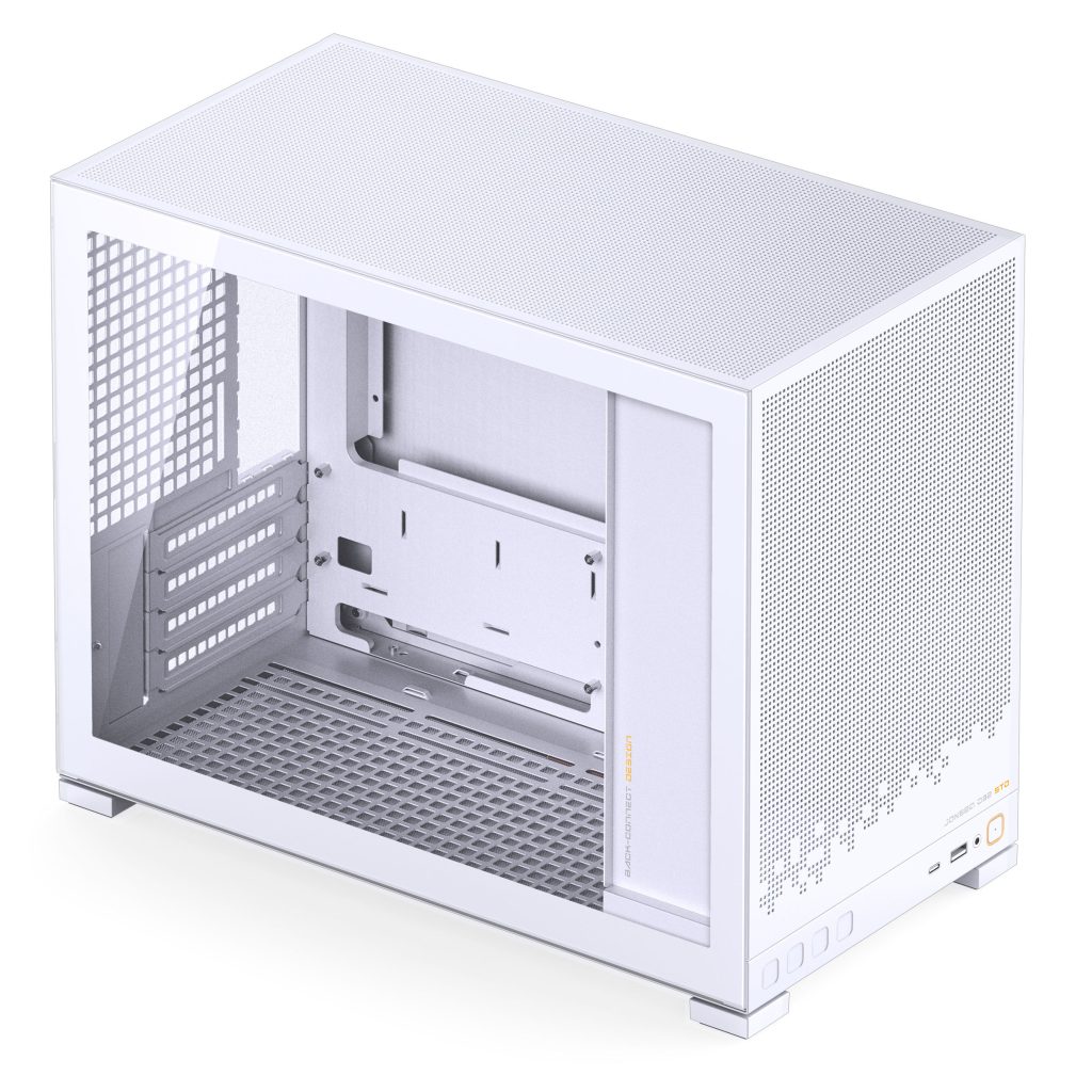 Jonsbo D32 STD White PC Case, Mini Case, mATX, Tempered Glass - White