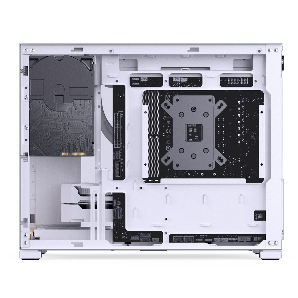 Jonsbo D32 STD White PC Case, Mini Case, mATX, Tempered Glass - White