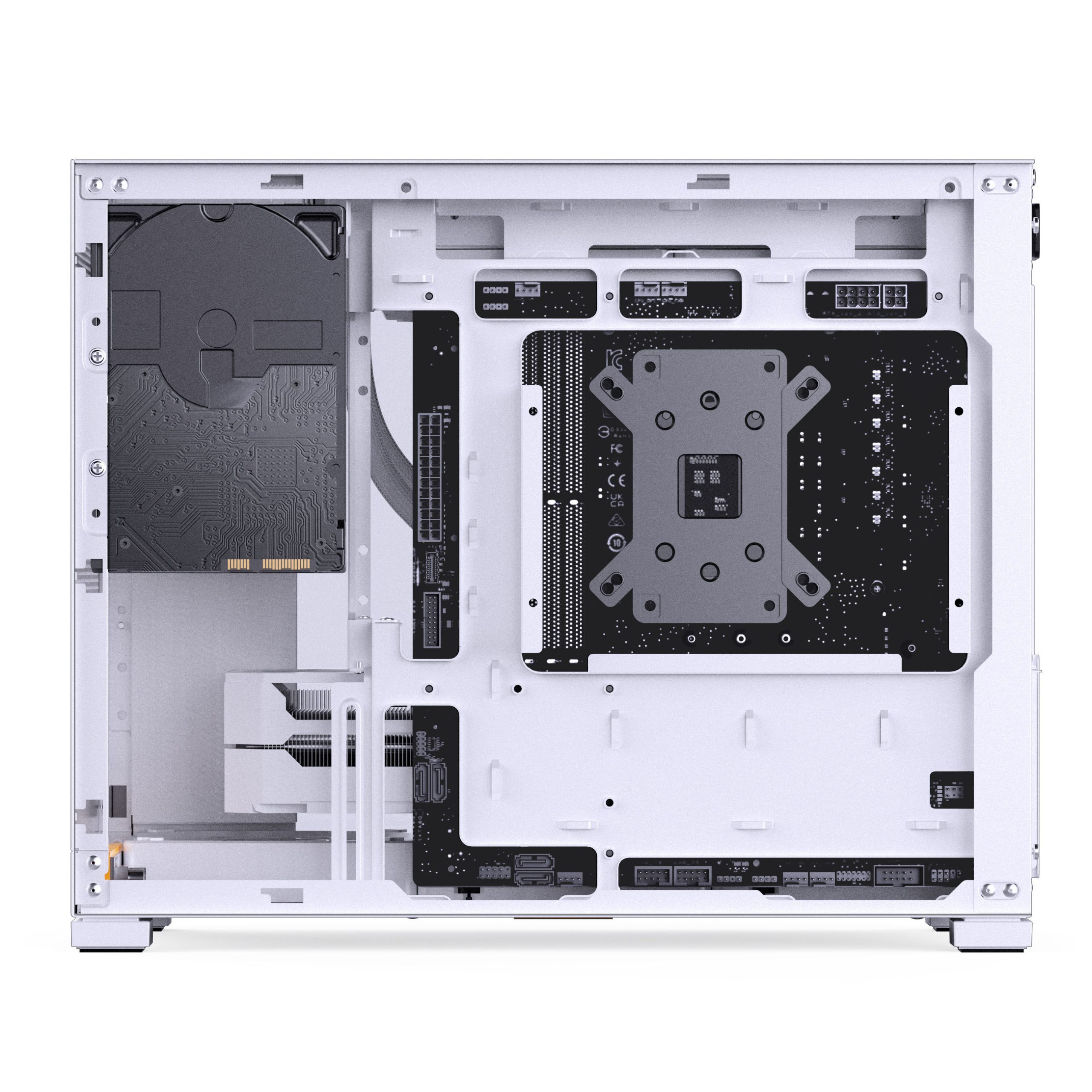 Jonsbo D32 STD White PC Case, Mini Case, mATX, Tempered Glass - White