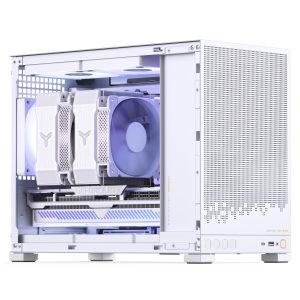 Jonsbo D32 STD White PC Case, Mini Case, mATX, Tempered Glass - White
