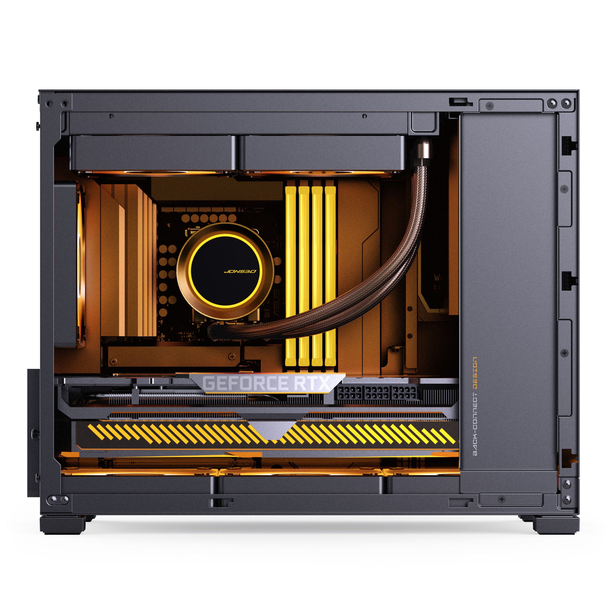 Jonsbo D32 STD Mesh PC Case, Mini Case, mATX - Black
